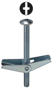 Dottie TB124 1/2" x 4" Toggle Bolt Mushroom Head-Spring Dottie TB124