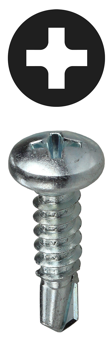 Dottie TEKPH82 8 X 2 Pan Head Phillips Self Drilling Screws Dottie TEKPH82