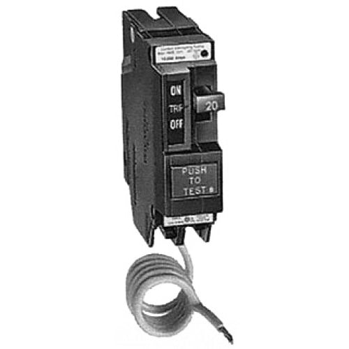 ABB THQL1115GFT Breaker, 15A, 1P, 120V, 10 kAIC, Q-Line Ground Fault ABB THQL1115GFT