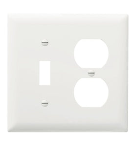 Pass & Seymour TP18-W TRADEMASTER PLATE  2G 1 TOG 1 DUP W Pass & Seymour TP18-W