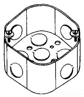 Cooper Crouse-Hinds TP290 4 OCT COND OUTLET BOX 2 1/8 DEEP 3/4 KO Cooper Crouse-Hinds TP290