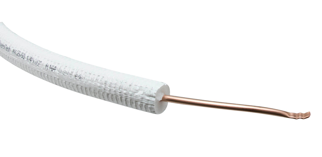DiversiTech TWP1214-164 White Pipe Pre-Insulated Refrigerant Line Set DiversiTech TWP1214-164
