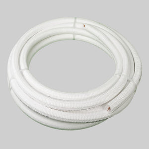 DiversiTech TWP1238-50 White Pipe Pre-Insulated Refrigerant Line Set DiversiTech TWP1238-50