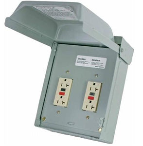 Midwest U011010 Power Outlet, Un-Metered, 20A, 1P, 120/240V, NEMA3R, Temporary Midwest U011010