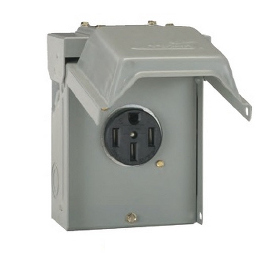 Midwest U054 Power Outlet Panel, Temporary, 50A, 1P, 120/240VAC, NEMA 3R Midwest U054