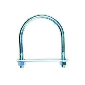 Dottie U200 U-Bolt w/ Hex Nuts, 2", Galvanized Steel Dottie U200