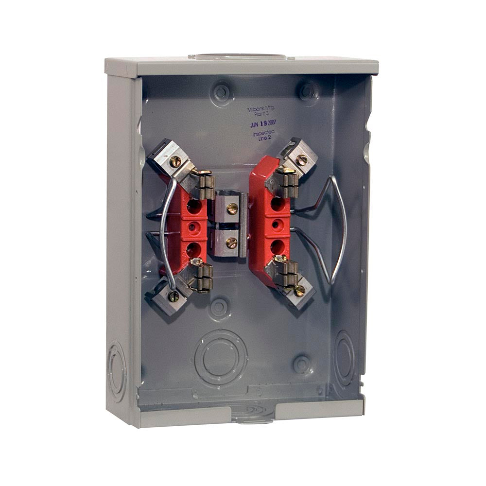 Milbank U7487-RL Meter Base, 125A, 4 Terminal, OH/UG Service Milbank U7487-RL