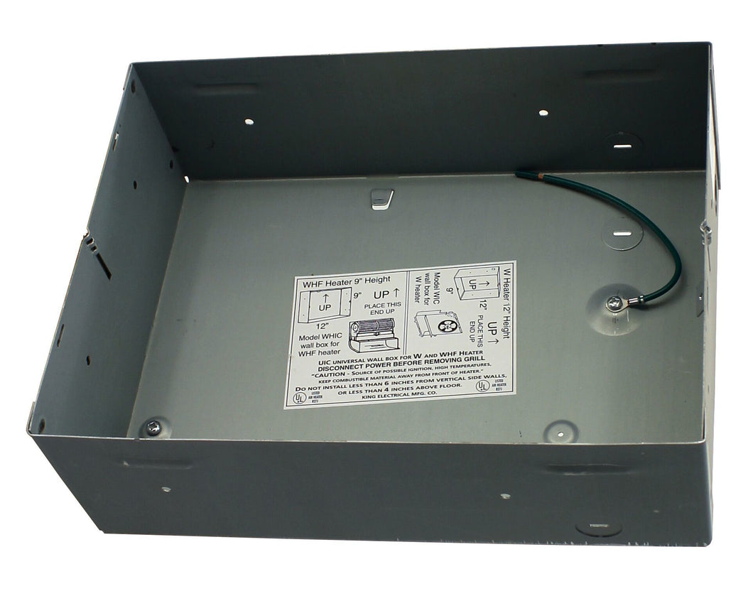 King Electrical UIC Recess Wall Can, W Series King Electrical UIC