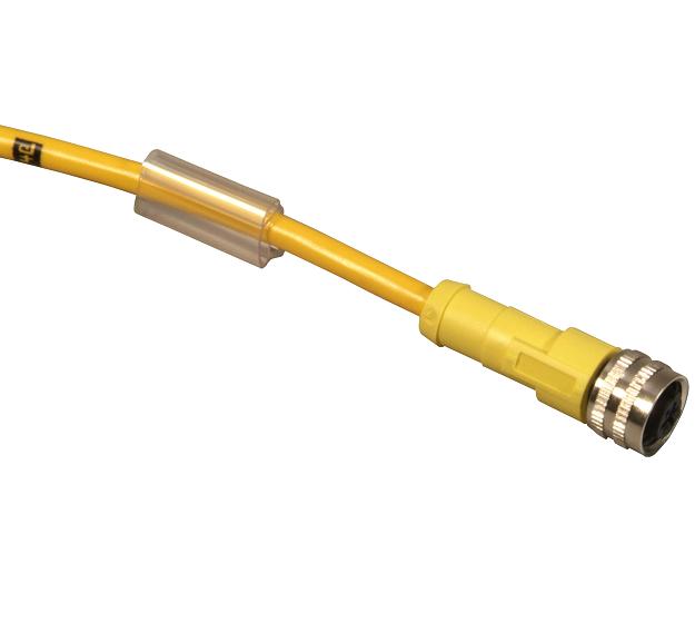 Pepperl Fuchs V12-G-YE5M-PVC Cordset, 3P, Female Straight, 22-3 Conductor, 15' Yellow, PVC Pepperl Fuchs V12-G-YE5M-PVC