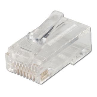 Klein VDV826-603 Modular Data Plug, RJ45, CAT6, Clear, 25 Pack Klein VDV826-603