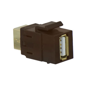 ON-Q WP1221-BR OnQ WP1221-BR USB 2.0 A/B COUPLER I ON-Q WP1221-BR