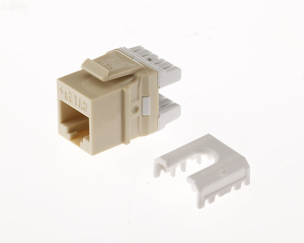 ON-Q WP3475-IV Snap-In Connector, Keystone, Category 5e, RJ45, Ivory ON-Q WP3475-IV
