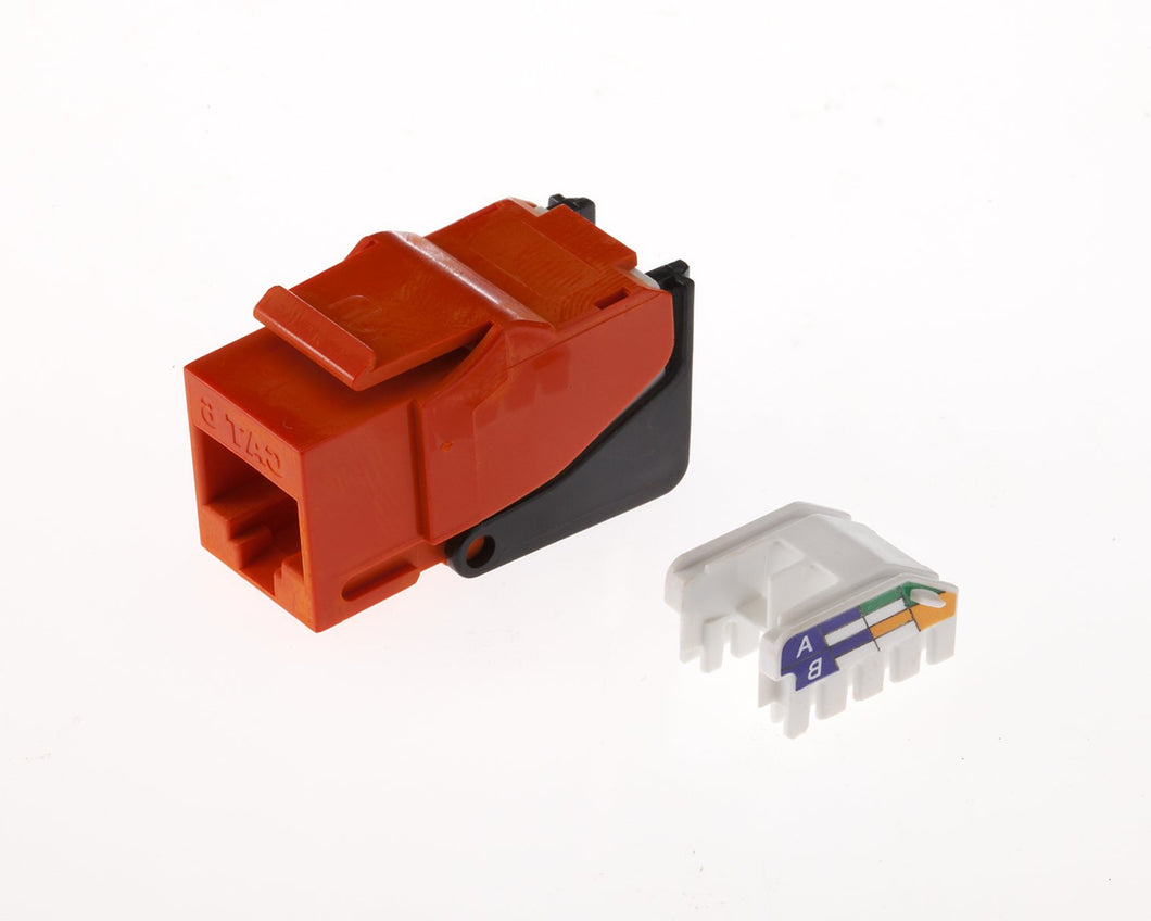 ON-Q WP3560-OR SNAP CAT6E RJ45 T568-A/B CONN (M20) OR ON-Q WP3560-OR