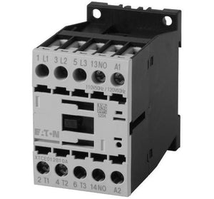 Eaton XTCE012B10A Contactor, IEC, 12A, 120VAC Coil, 3P, Frame B, 1NO Auxiliary Contact Eaton XTCE012B10A