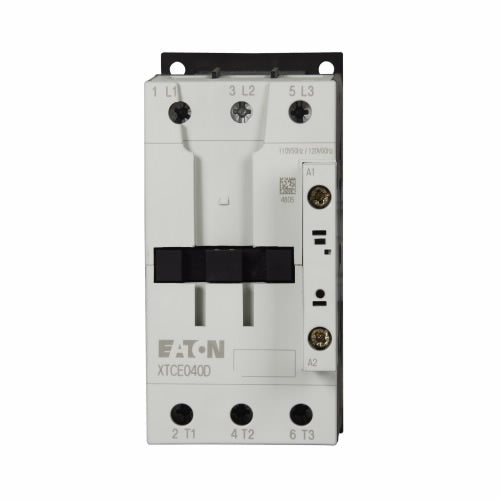 Eaton XTCE040D00E 3P, Contactor, IEC, 120V AC Eaton XTCE040D00E